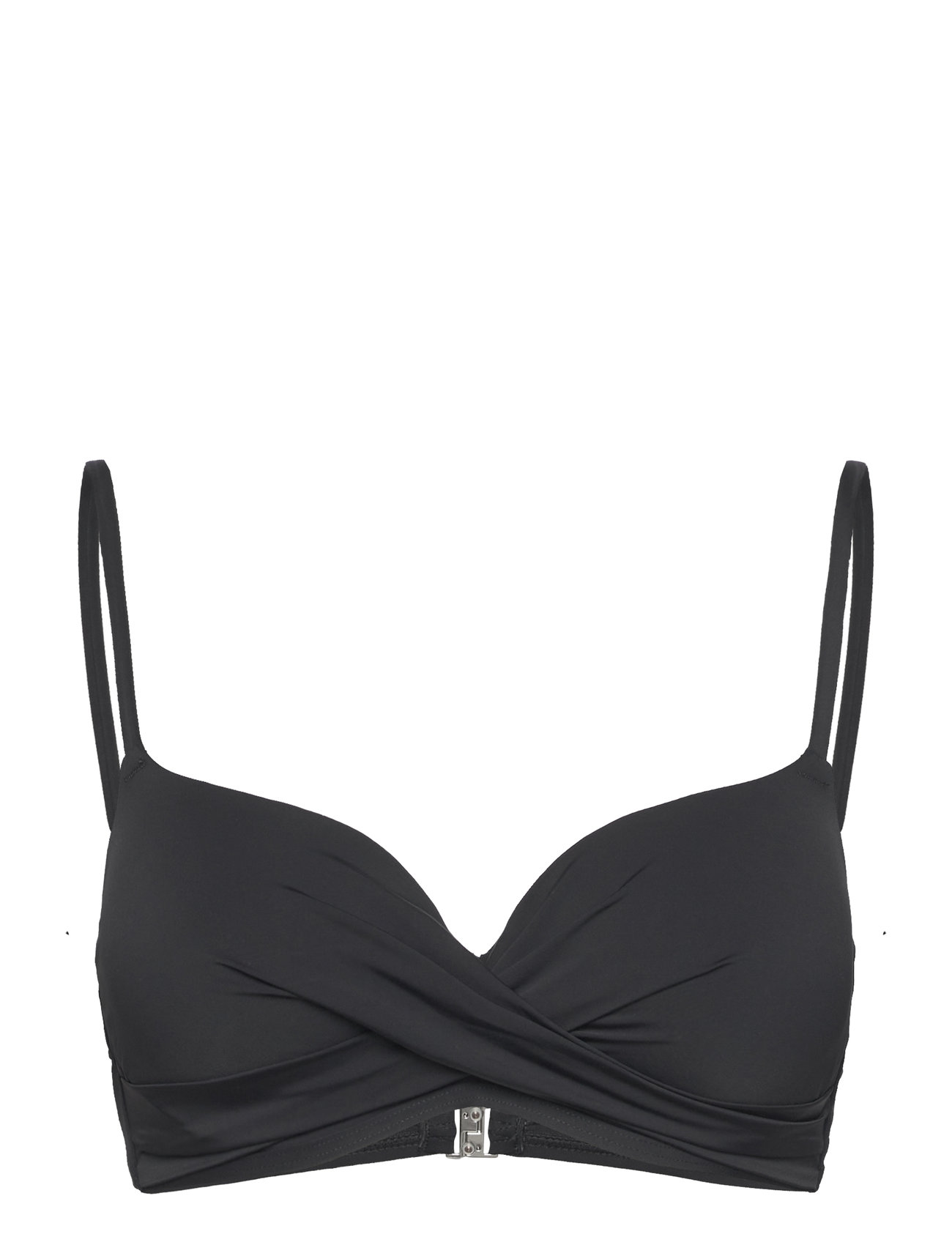 Lindex - Swim Bra LiljaTshirt Twist - push-up bikinier - black - 1