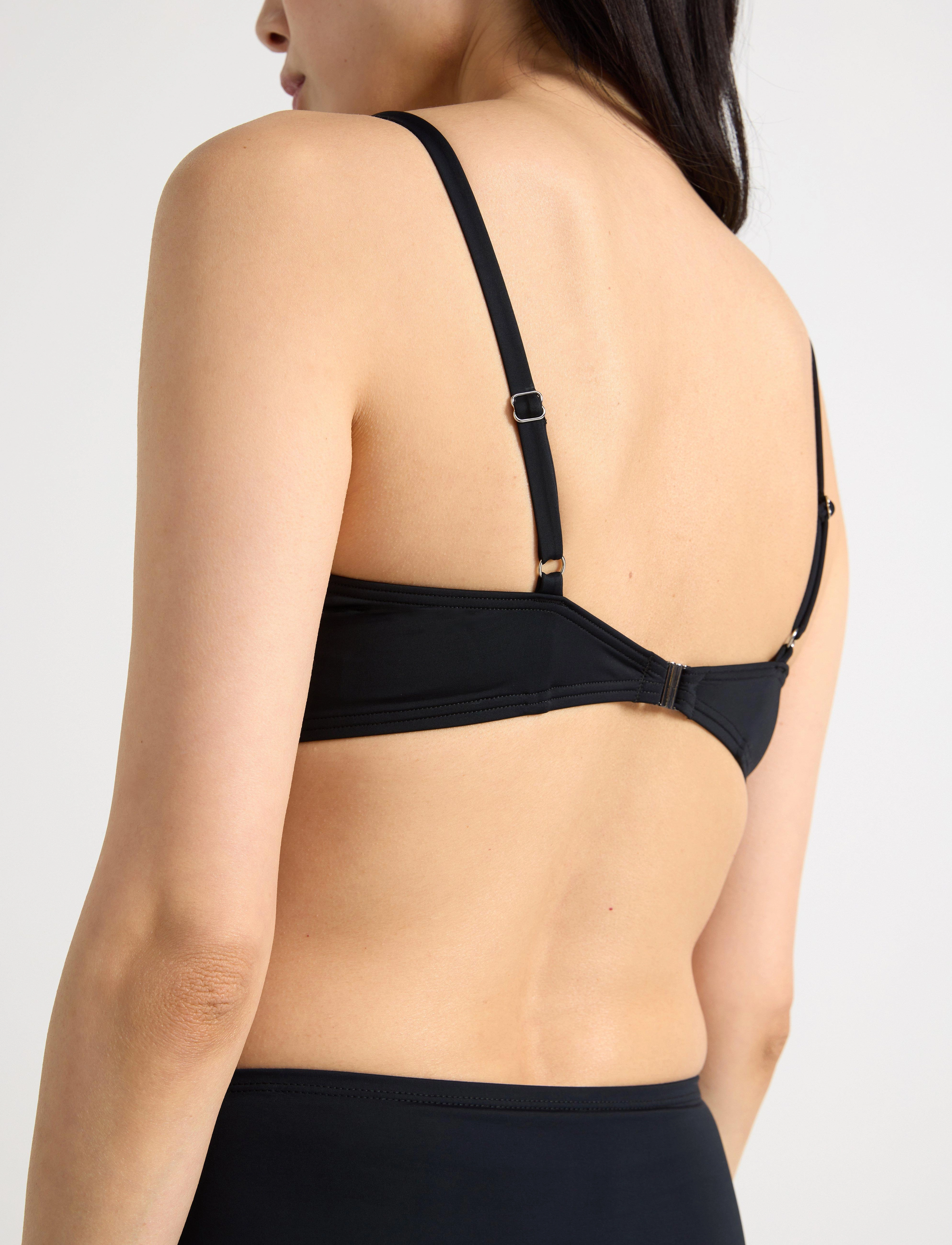 Lindex - Lilja padded bikini bra with underwire - push-up bikinier - black - 4