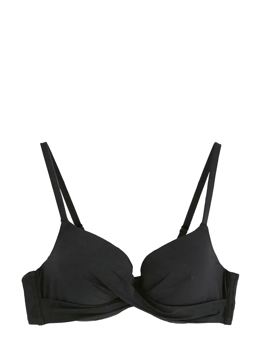 Lindex - Lilja padded bikini bra with underwire - push-up bikinier - black - 1