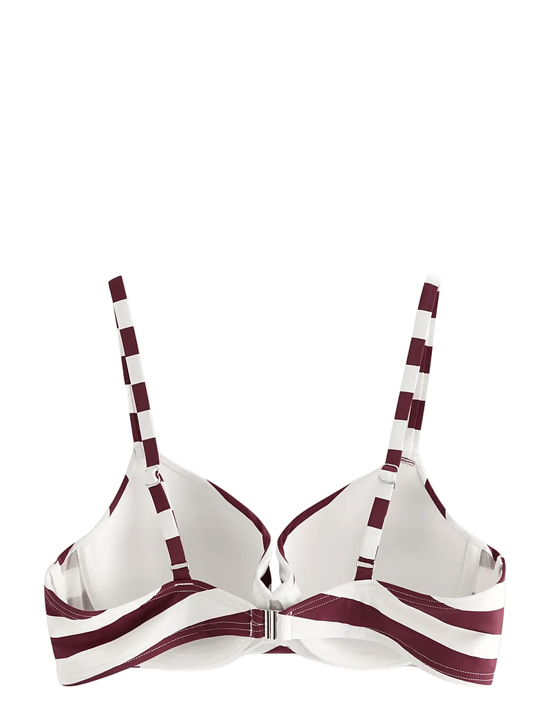Lindex - Lilja padded bikini bra with underwire - pakeliamos bikinio liemenėlės - dark dusty red - 2