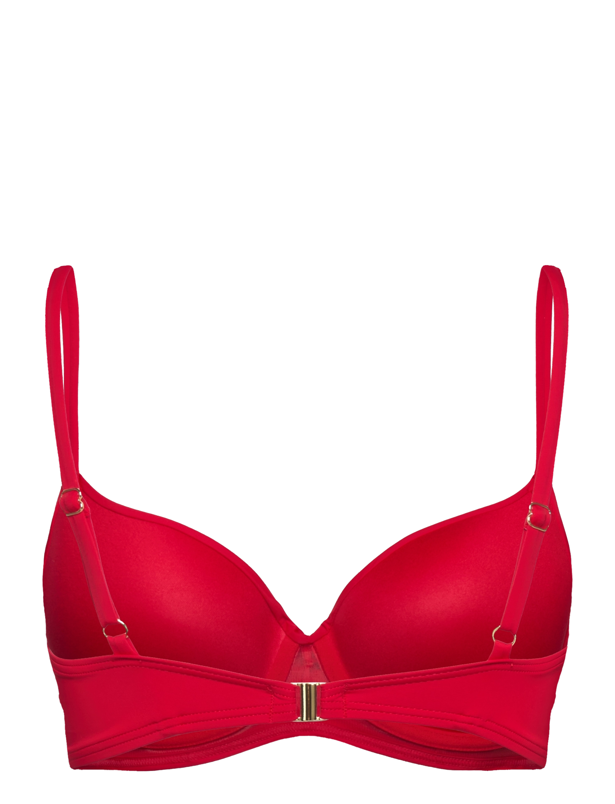 Lindex - Lilja padded bikini bra with underwire - push-up bikinier - red - 2