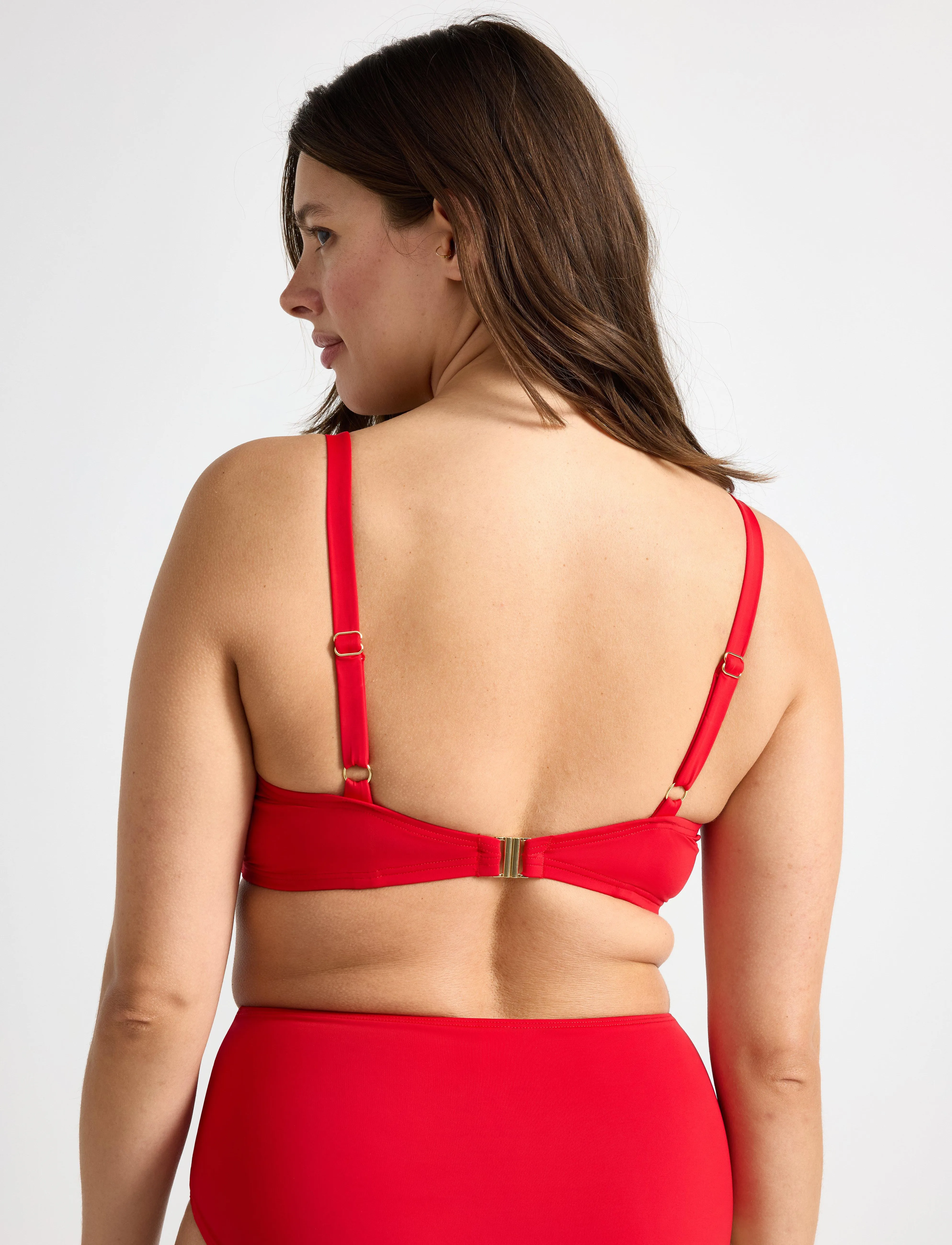 Lindex - Lilja padded bikini bra with underwire - push-up bikinier - red - 3