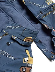 Lindex - Jacket Softshell AOP - alhaisimmat hinnat - dusty blue - 8