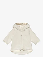 Jacket Newborn pile - LIGHT DUSTY WHITE