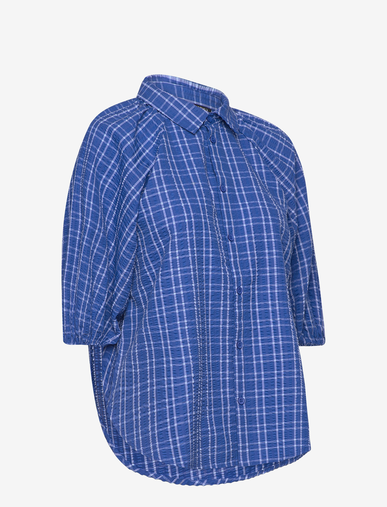 Lindex - Blouse Rita - pikkade varrukatega särgid - dark blue - 4