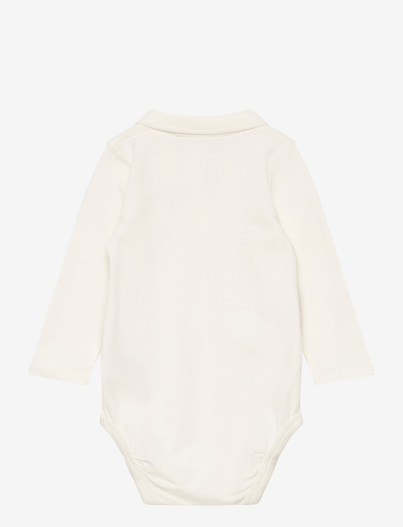 Lindex - Body collar buttons - light dusty white - 1