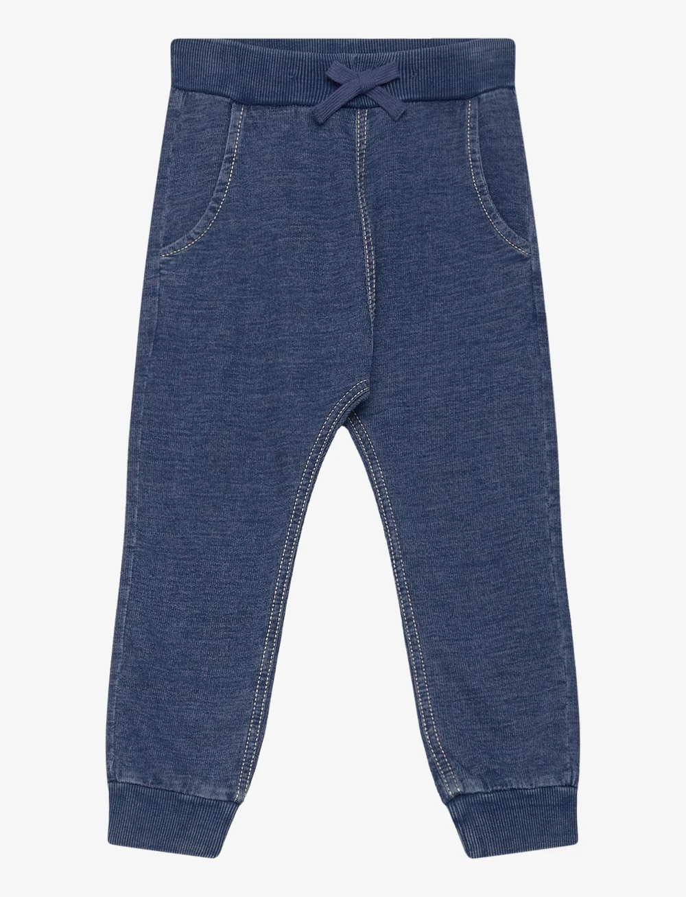 Lindex - Sweatpants denim wash - mjukisbyxor - denim blue - 0
