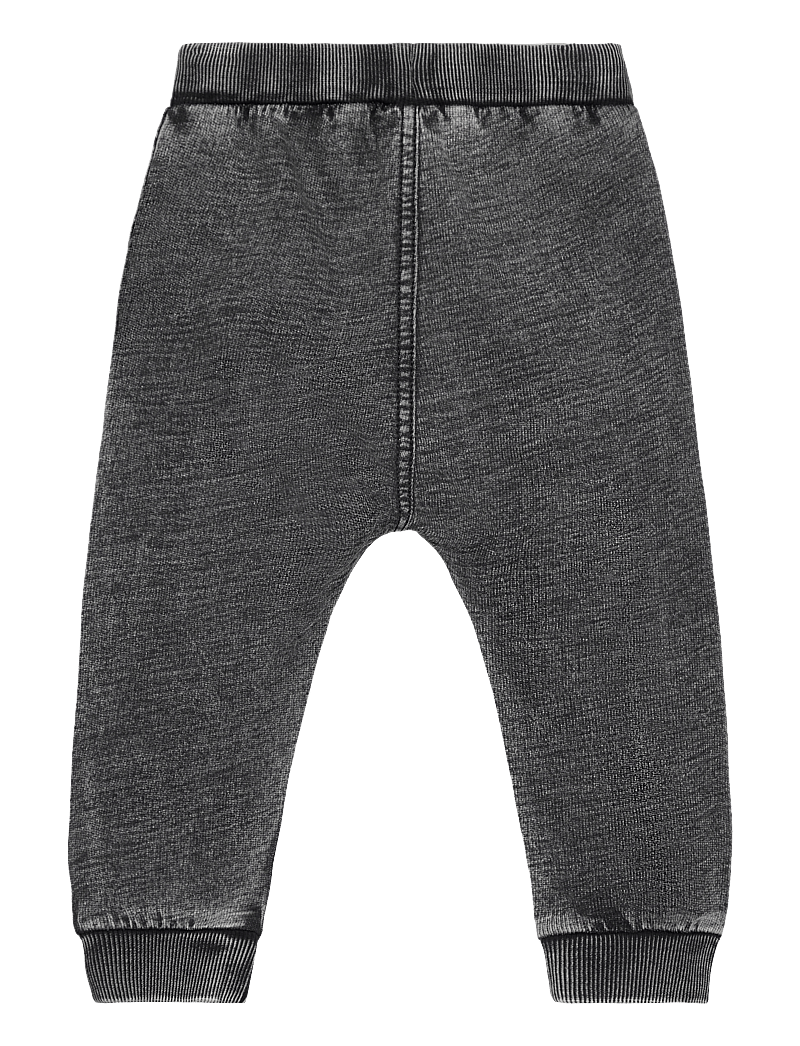 Lindex - Sweatpants denim wash - sweatpants - off black - 1