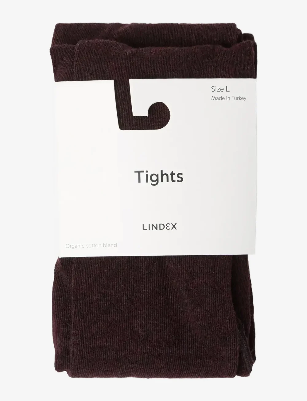 Lindex - Tights heavy cotton organic - mode trends - dark red melange - 1