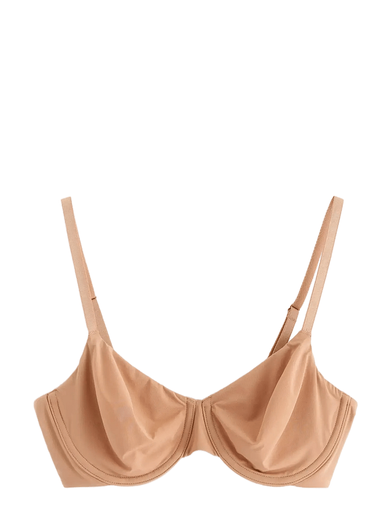 Lindex - Bra Wire micro - bh:ar med bygel - beige - 1