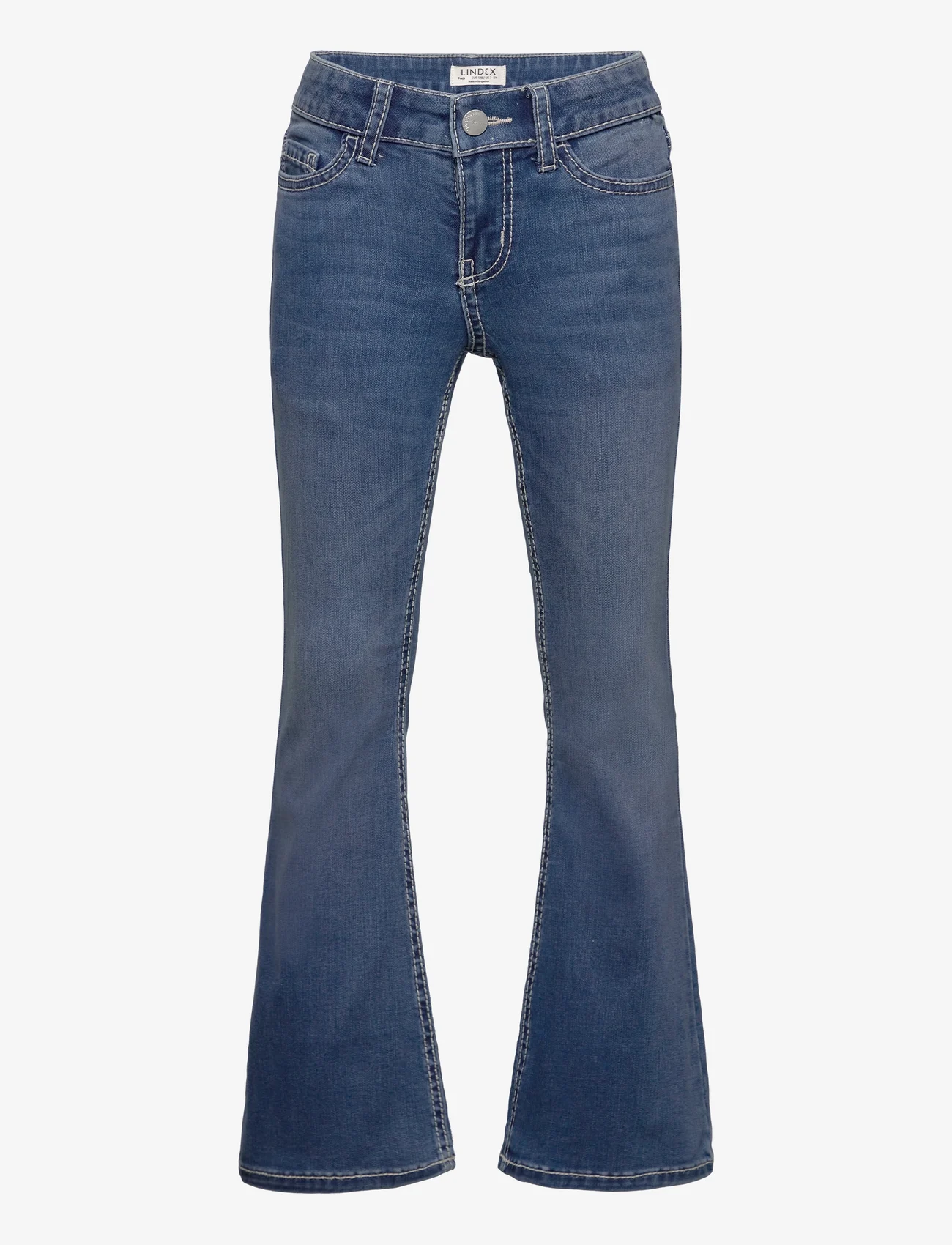 Lindex - Trousers denim Freja thick sti - bootcut jeans - denim - 0