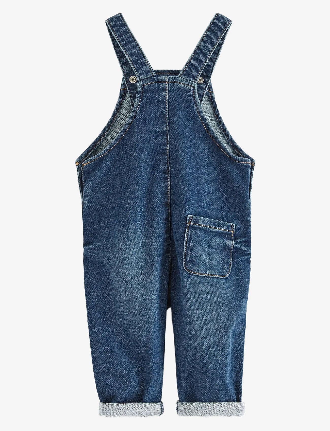 Lindex - Trousers bib denim - denim blue - 1