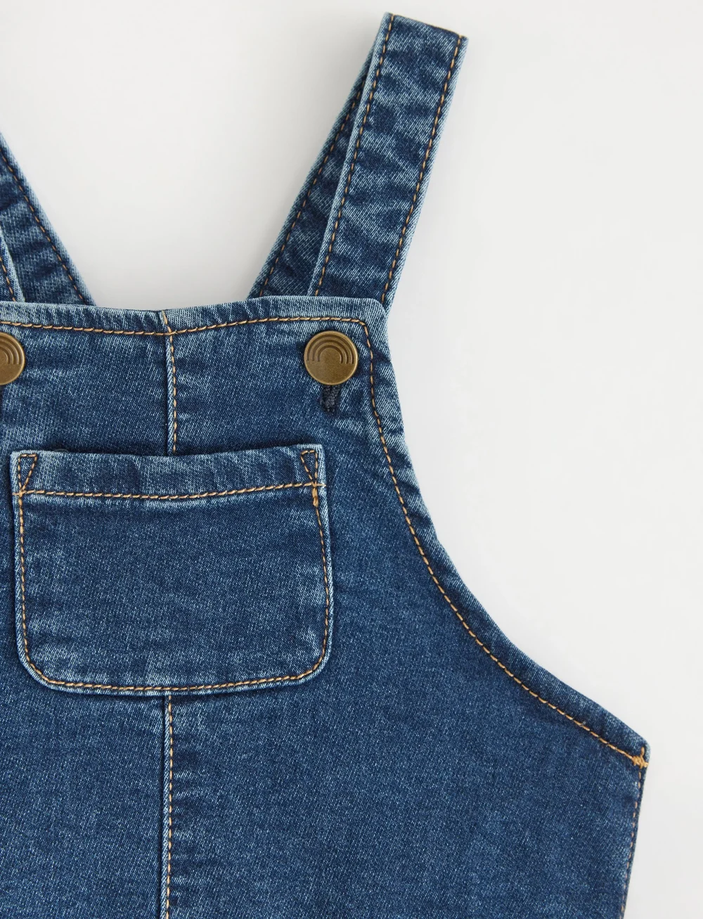 Lindex - Trousers bib denim - overalls - denim blue - 2