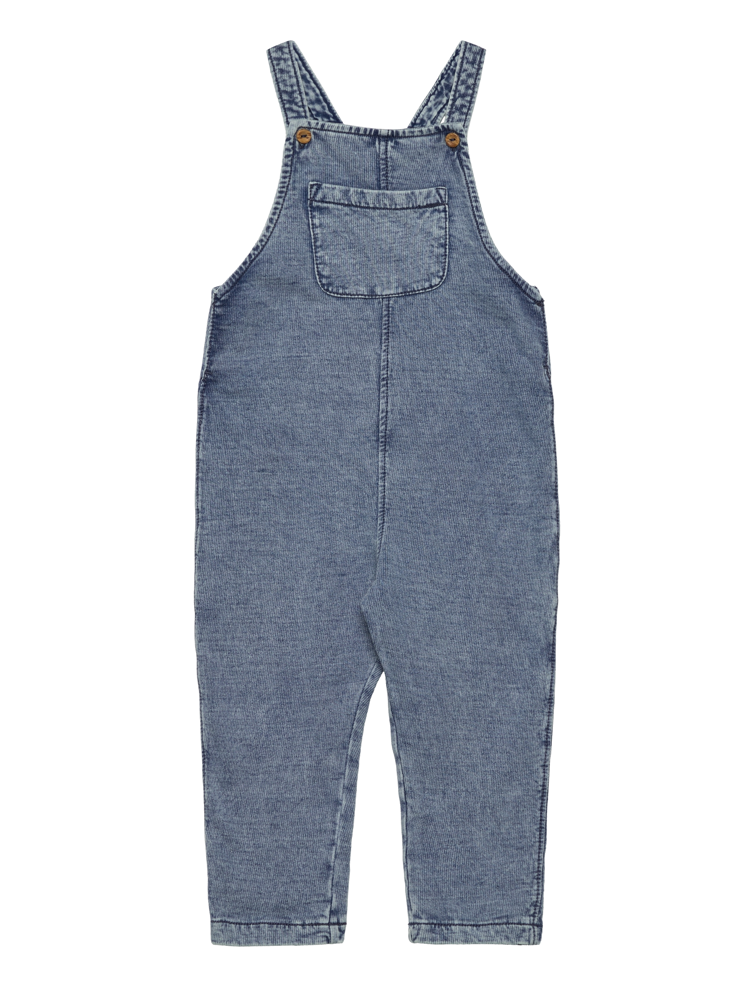 Lindex Trousers bib denim - Tunked - LIGHT DENIM / blue