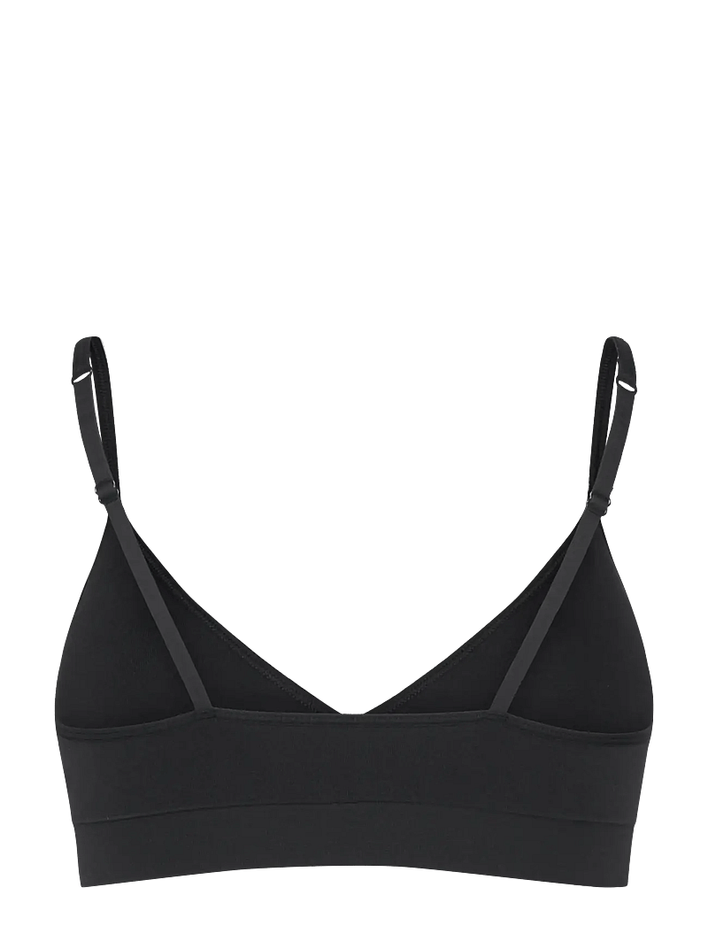 Lindex - Wirefree seamless soft bra - bh'er uden bøjle - black - 1