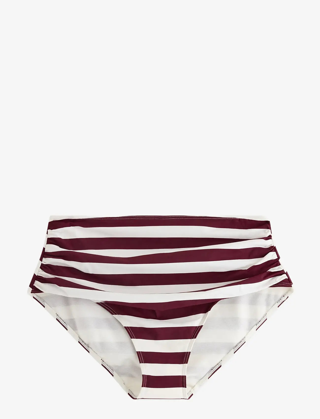Lindex - Shaping bikini bottom with high waist - bikinihosen mit hoher taille - dark dusty red - 1