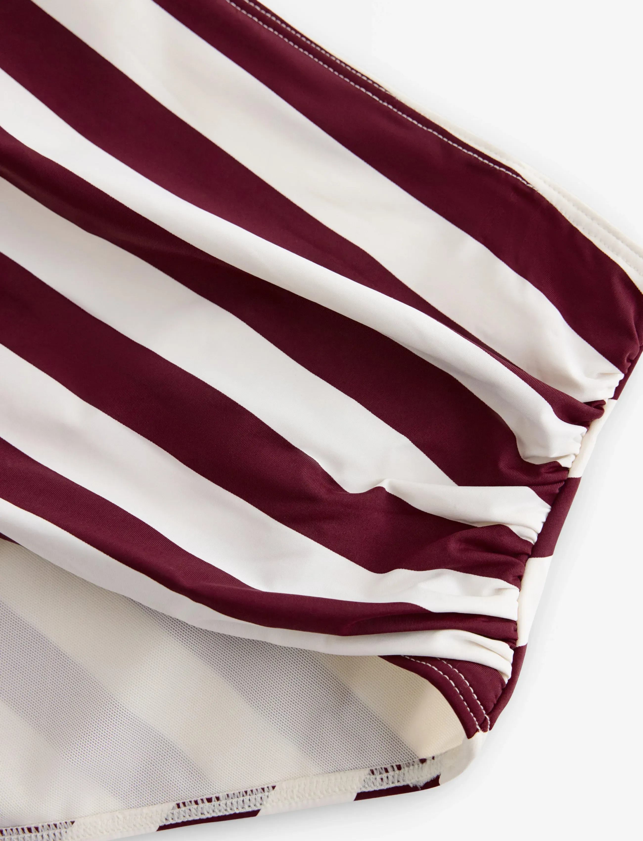 Lindex - Swim Brief Sara Bikini Shaping - kõrge pihaga bikiinid - dark dusty red - 5