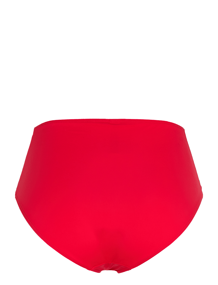 Lindex - Swim Brief Sara Bikini Shaping - bikinitrosor med hög midja - red - 2