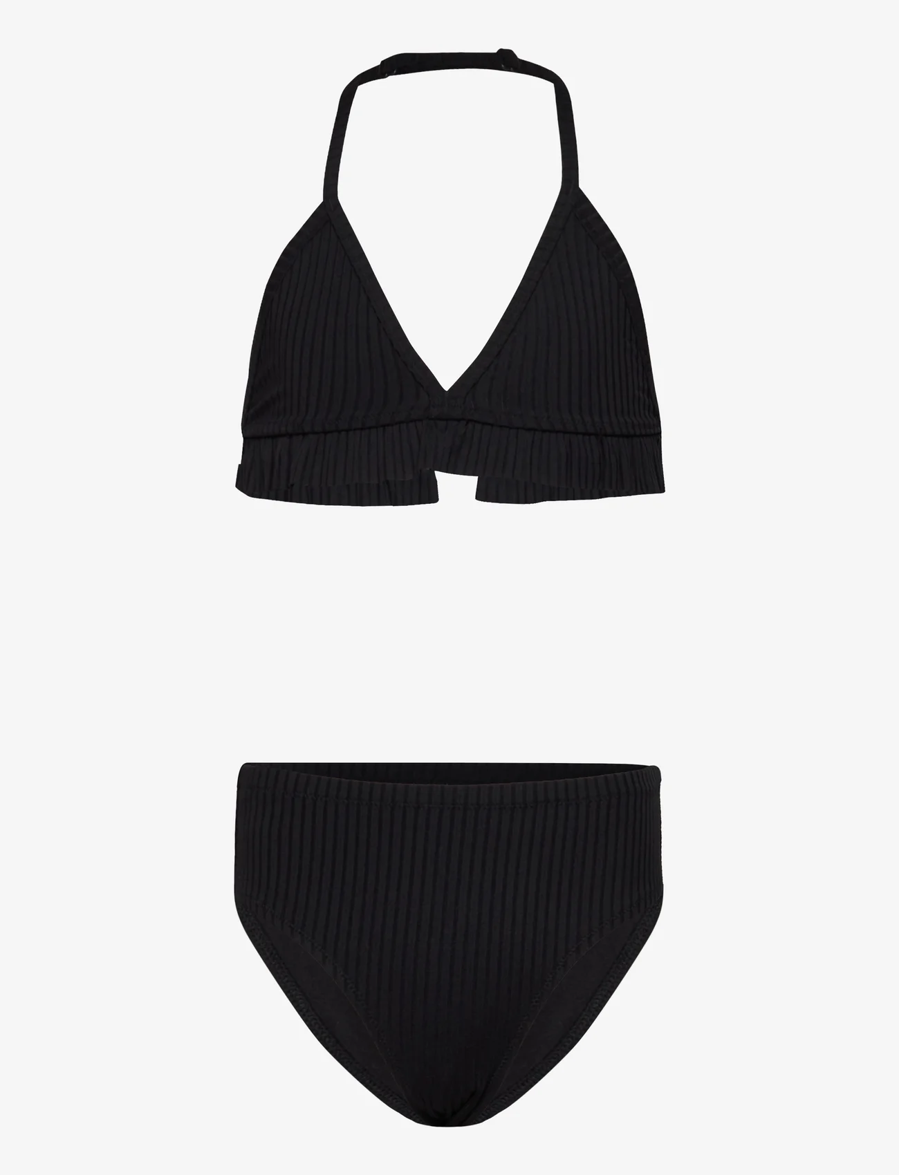 Lindex - Bikini BG frill - suvised sooduspakkumised - black - 0