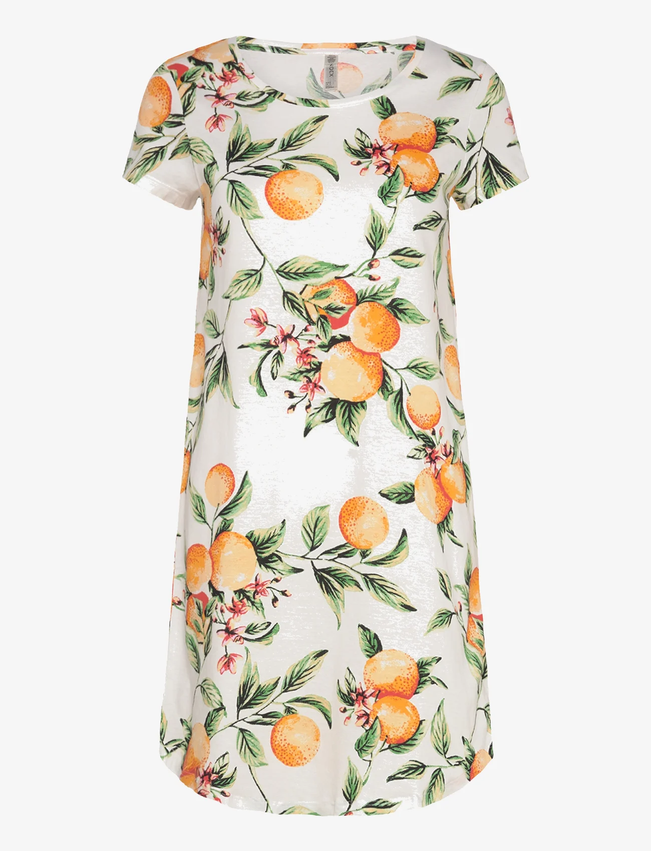 Lindex - Nightdress aop oranges - lowest prices - off white - 0