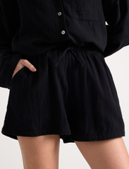 Lindex - Pyjama set cotton gauze - födelsedagspresenter - black - 8