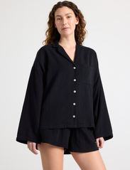 Lindex - Pyjama set cotton gauze - fødselsdagsgaver - black - 9