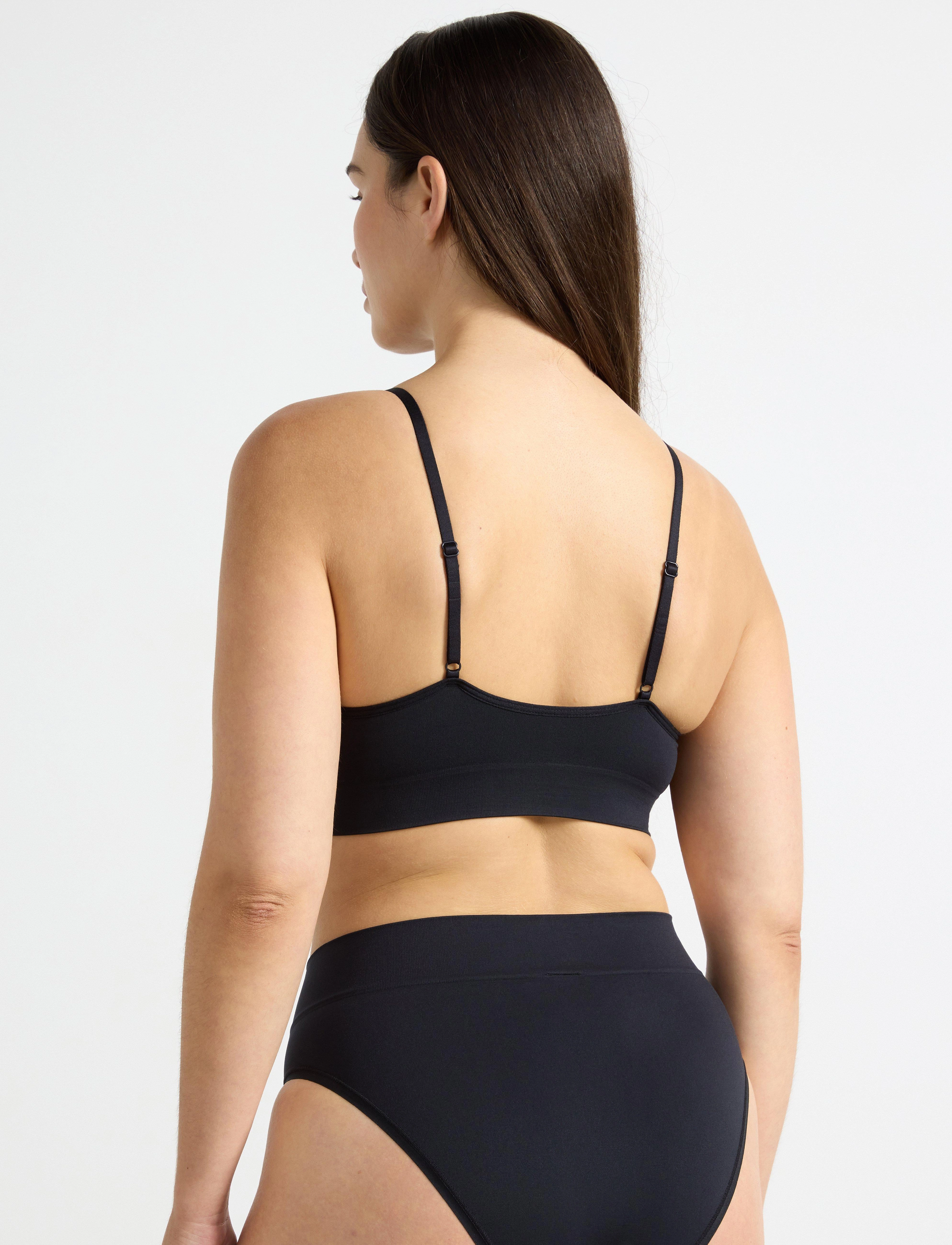 Lindex - Bra seamless push up Joy - black - 3