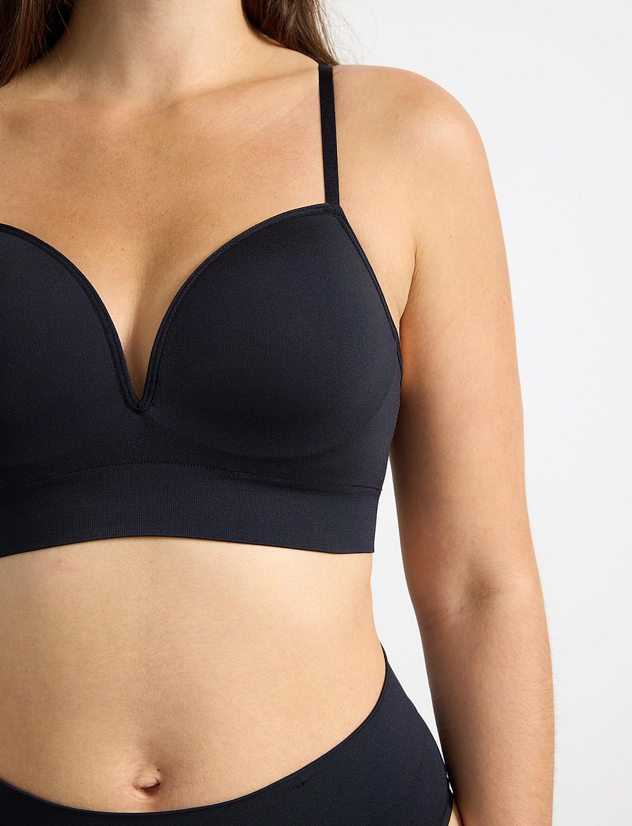 Lindex - Bra seamless push up Joy - push-up bhs - black - 4