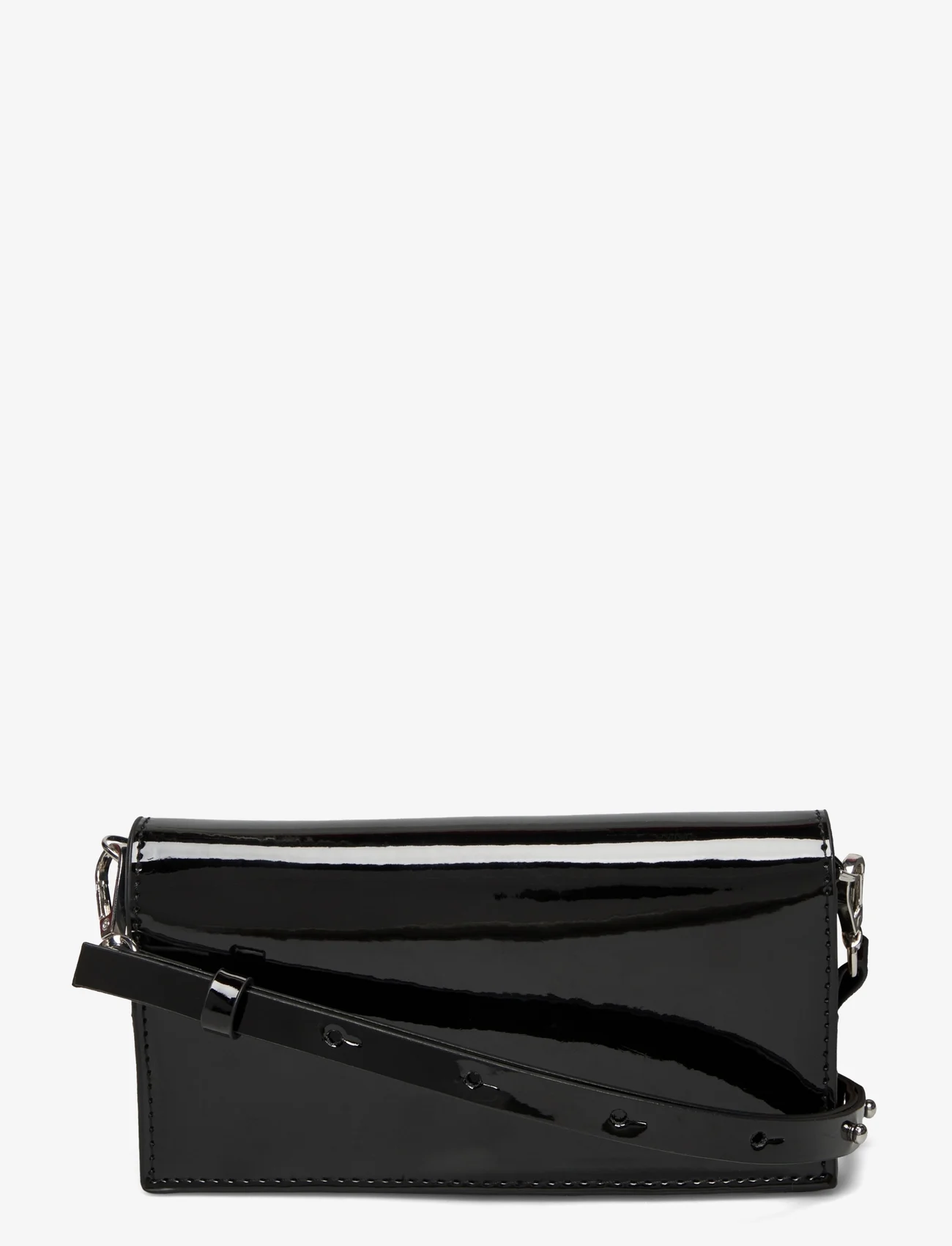 Lindex - Mobile Bag wallet patent - alhaisimmat hinnat - black - 0