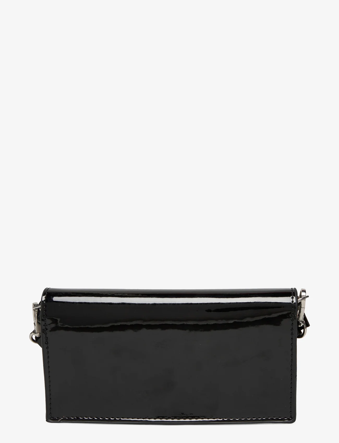 Lindex - Mobile Bag wallet patent - laveste priser - black - 1