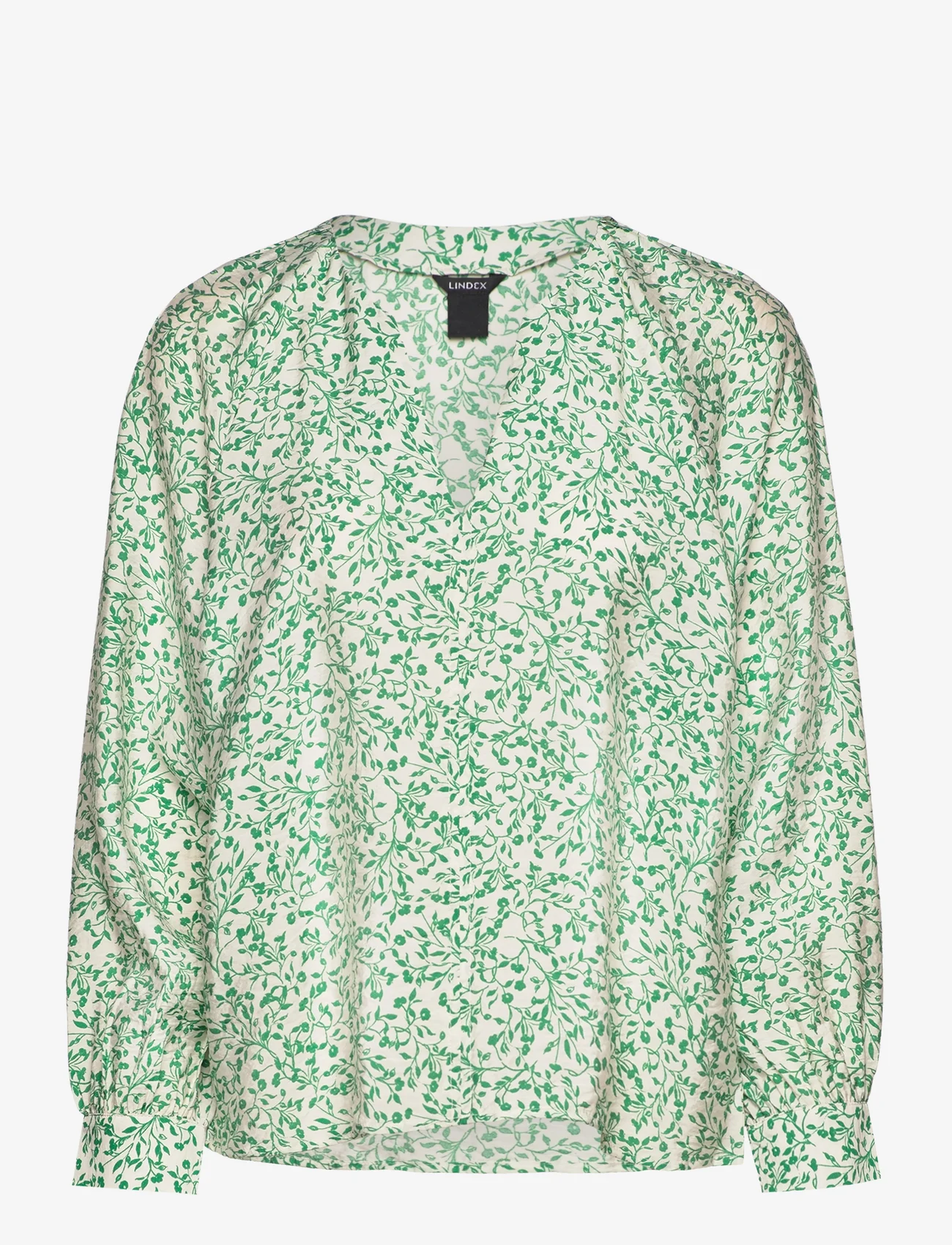 Lindex - Blouse Ellie - blouses met lange mouwen - green - 0