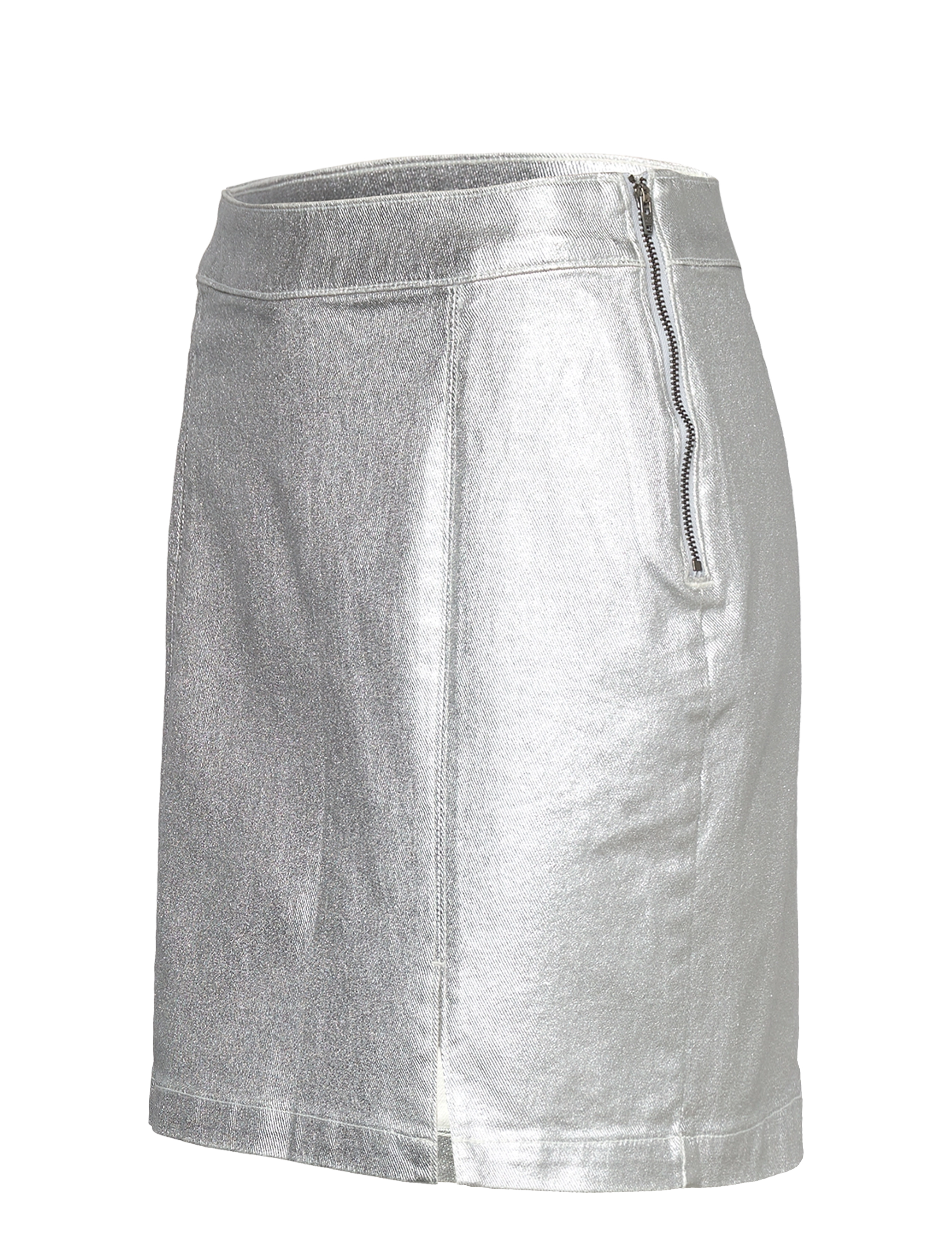 Lindex - Skirt Amanda - kurze röcke - silver - 3