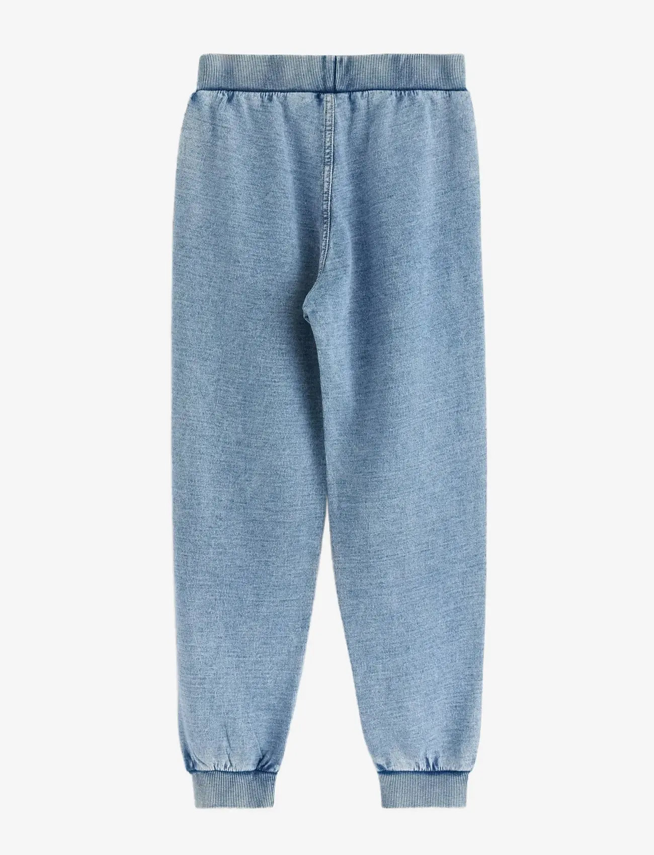 Lindex - Joggers with denim look - dusty blue - 2