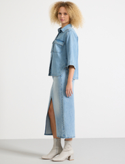 Lindex - Skirt Tuva long blue - midi kjolar - light denim - 6