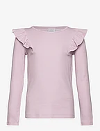 Top frill detail solid - DUSTY PINK