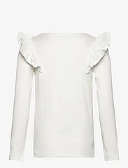 Lindex - Top frill detail solid - pitkähihaiset t-paidat - light dusty white - 2