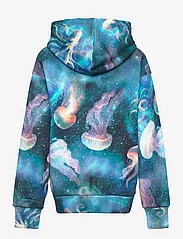 Lindex - Sweatshirt hood aop ocean spac - hoodies - offblack - 2