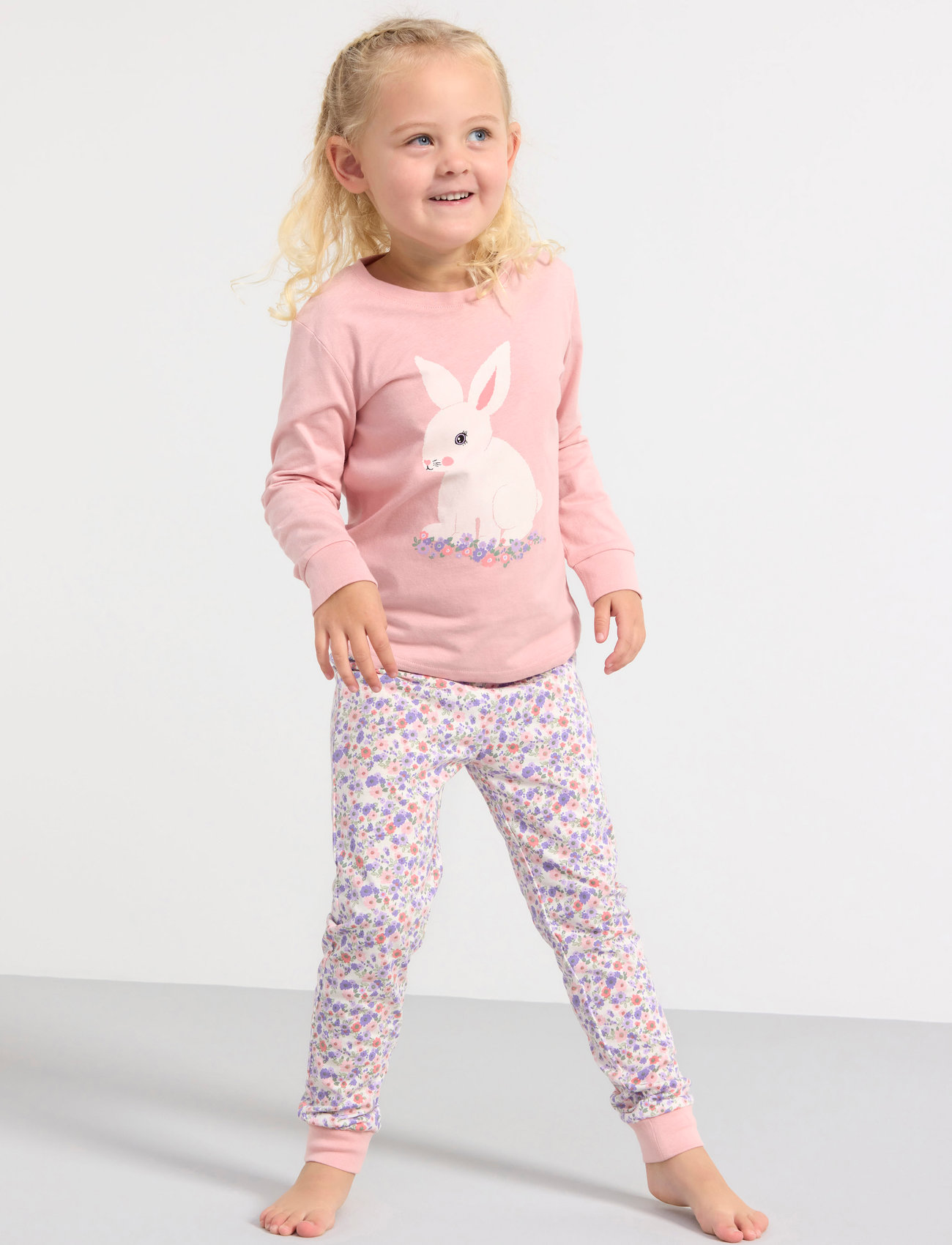 Lindex - Pajama Unicorns and Cute anima - setit - light pink - 0
