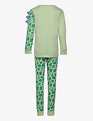 Lindex - Pajama 3D animal - pyjamassæt - light dusty green - 2