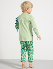 Lindex - Pajama 3D animal - pyjamassæt - light dusty green - 5