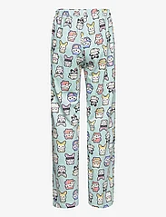 Lindex - Pajama boxy t shirt Cute swe - pyjamassæt - light aqua - 6