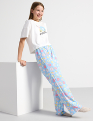 Lindex - Pajama boxy t shirt Cute swe - ensembles - light blue - 0