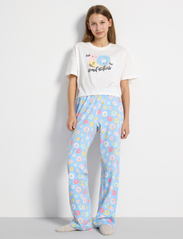 Lindex - Pajama boxy t shirt Cute swe - ensembles - light blue - 5