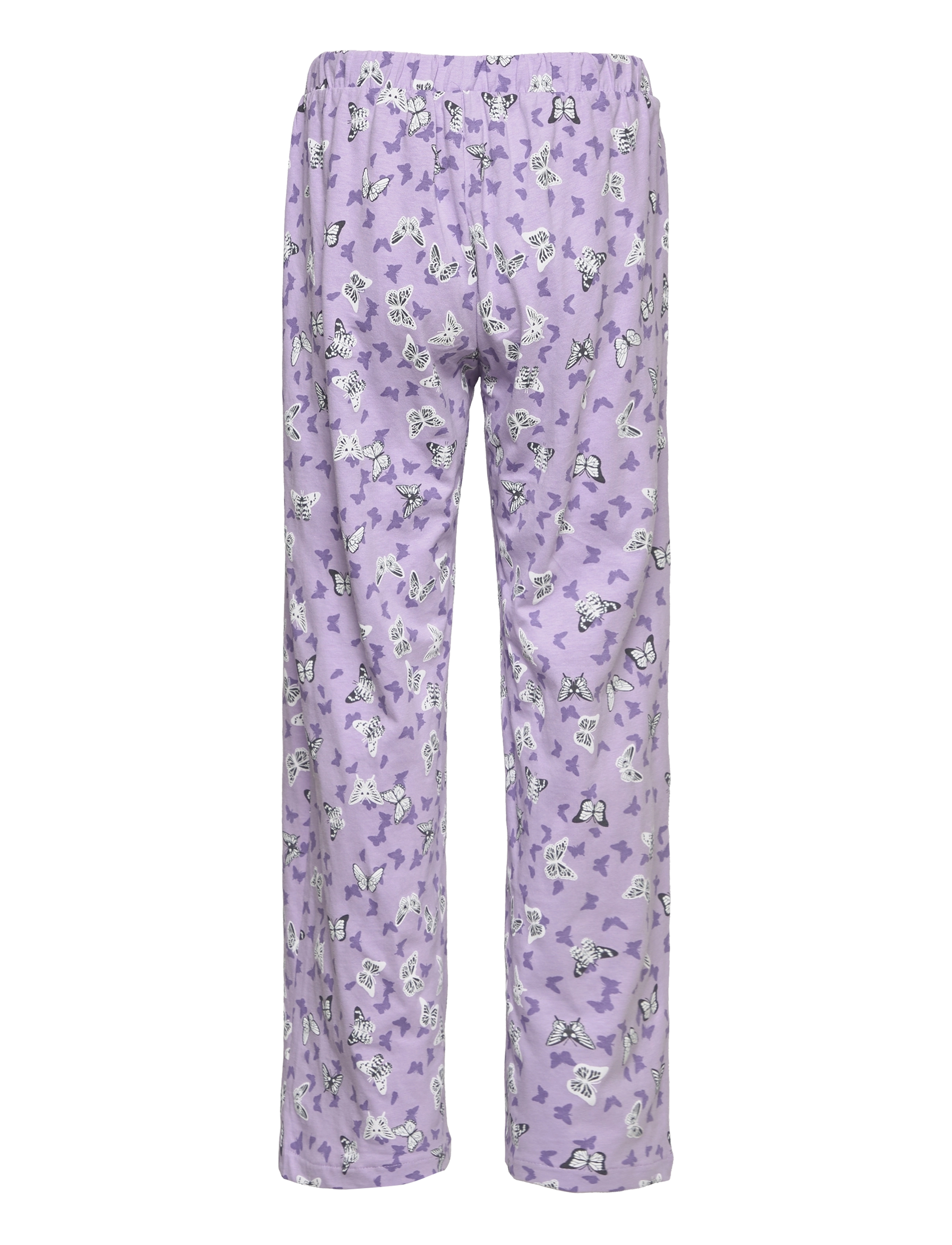 Lindex - Pajama boxy t shirt Cute swe - light lilac - 3