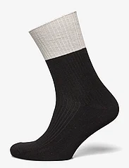 Lindex - Sock 4 p soft blocking - laveste priser - light dusty green - 6
