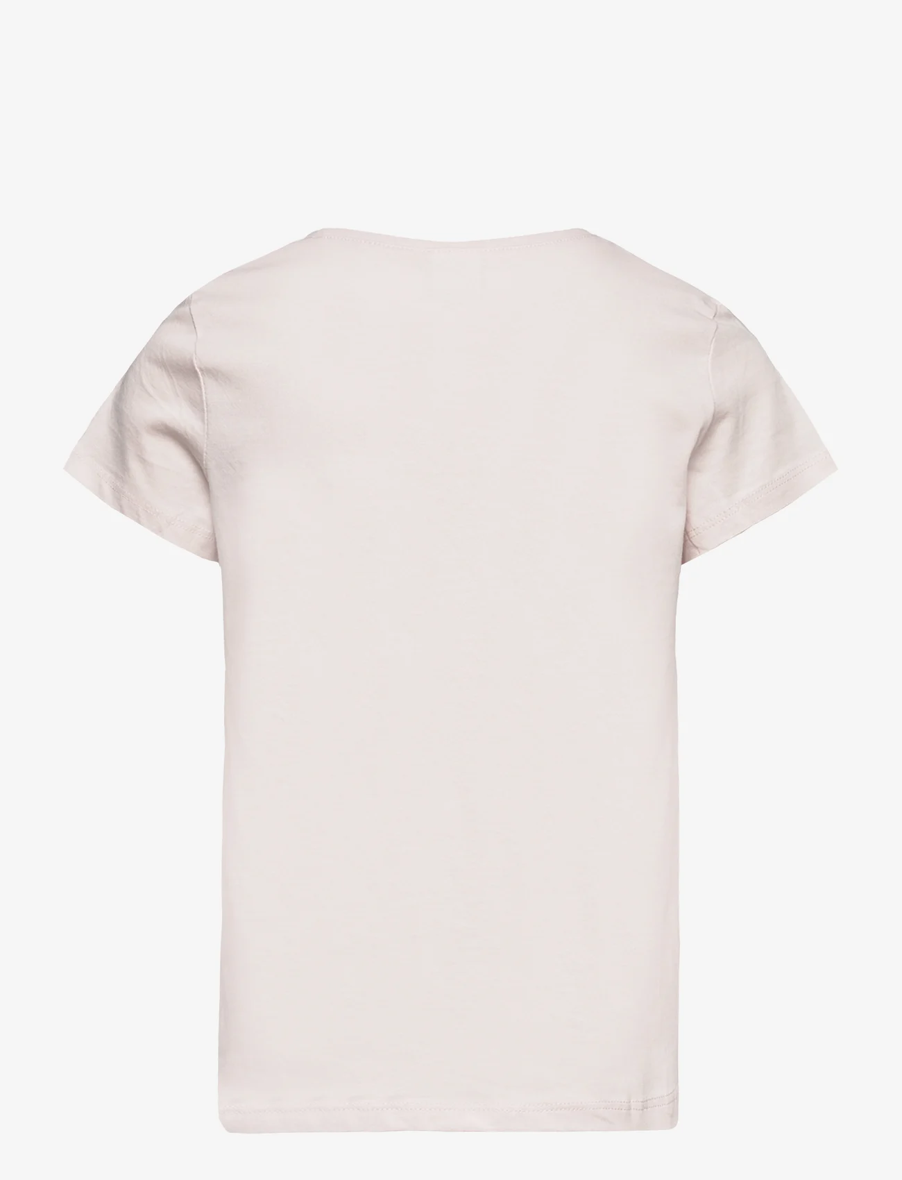 Lindex - Top s s unicorn print and sequ - kortärmade t-shirts - light pink - 1