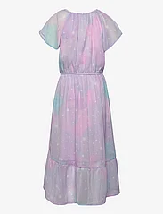 Lindex - Dress hi and low Chiffon AOP - sukienki codzienne z krótkim rękawem - light lilac - 2