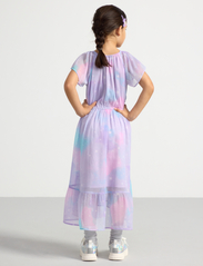 Lindex - Dress hi and low Chiffon AOP - sukienki codzienne z krótkim rękawem - light lilac - 3