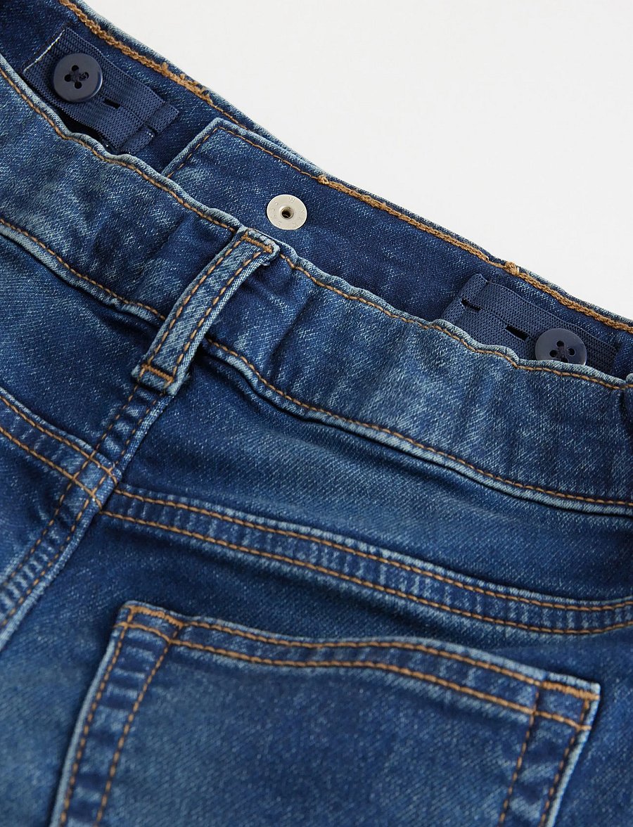 Lindex - STAFFAN Straight leg jeans in denim jersey - brīvi džinsi - dark denim - 5