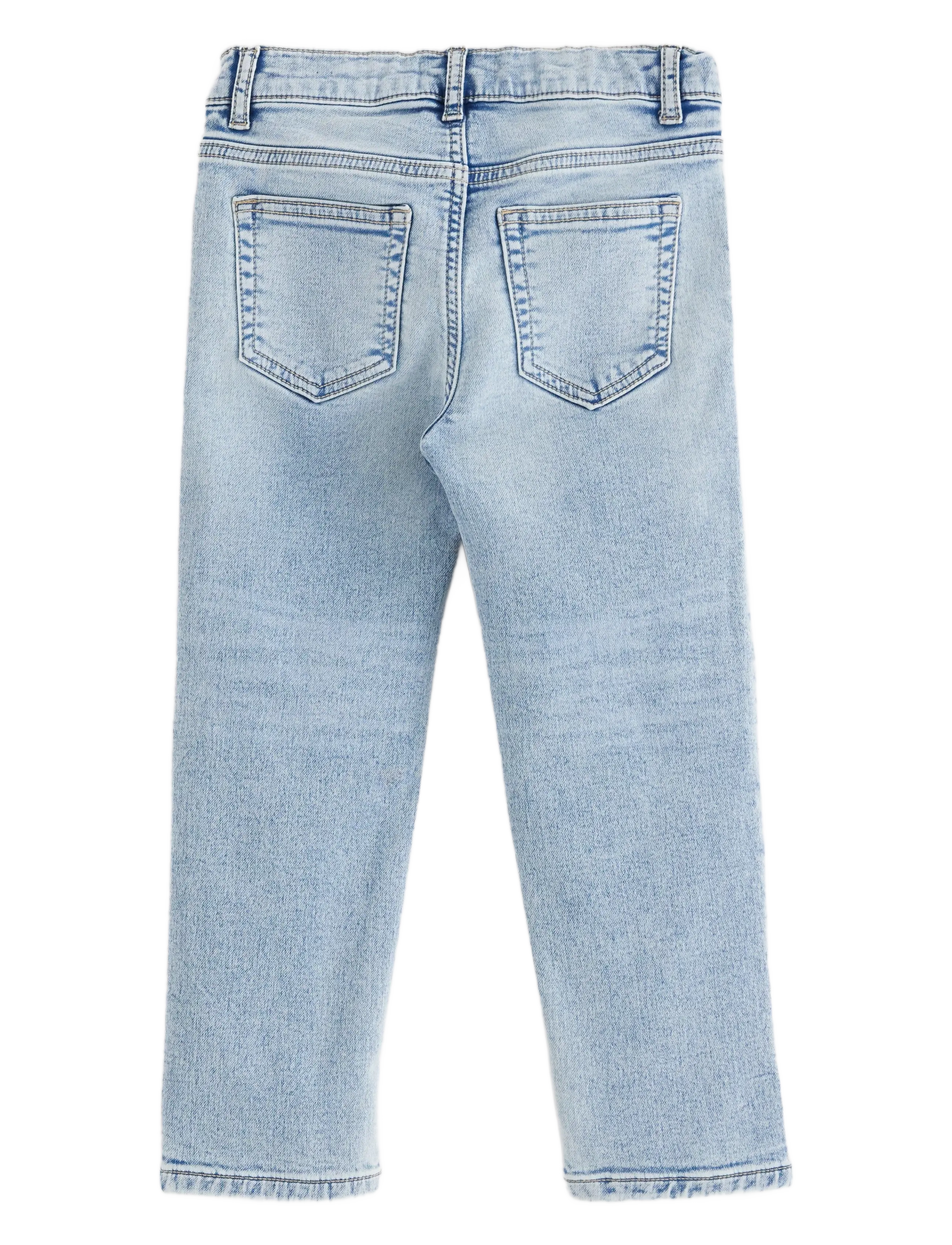 Lindex - STAFFAN Straight leg jeans in denim jersey - džinsi ar platiem galiem - light denim - 2